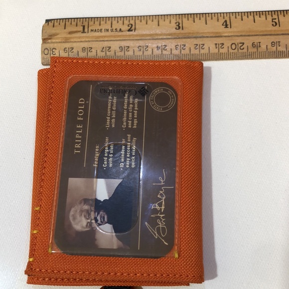 Columbia Nylon Triple Fold Wallet/ Card Holder NWOT - Picture 10 of 10